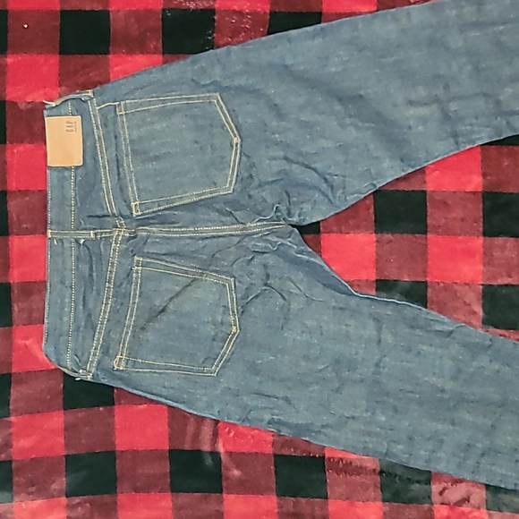 Gap. Selvedged Jeans. Stiff denim. Button-fly. Men's w28 l30 - Picture 9 of 16